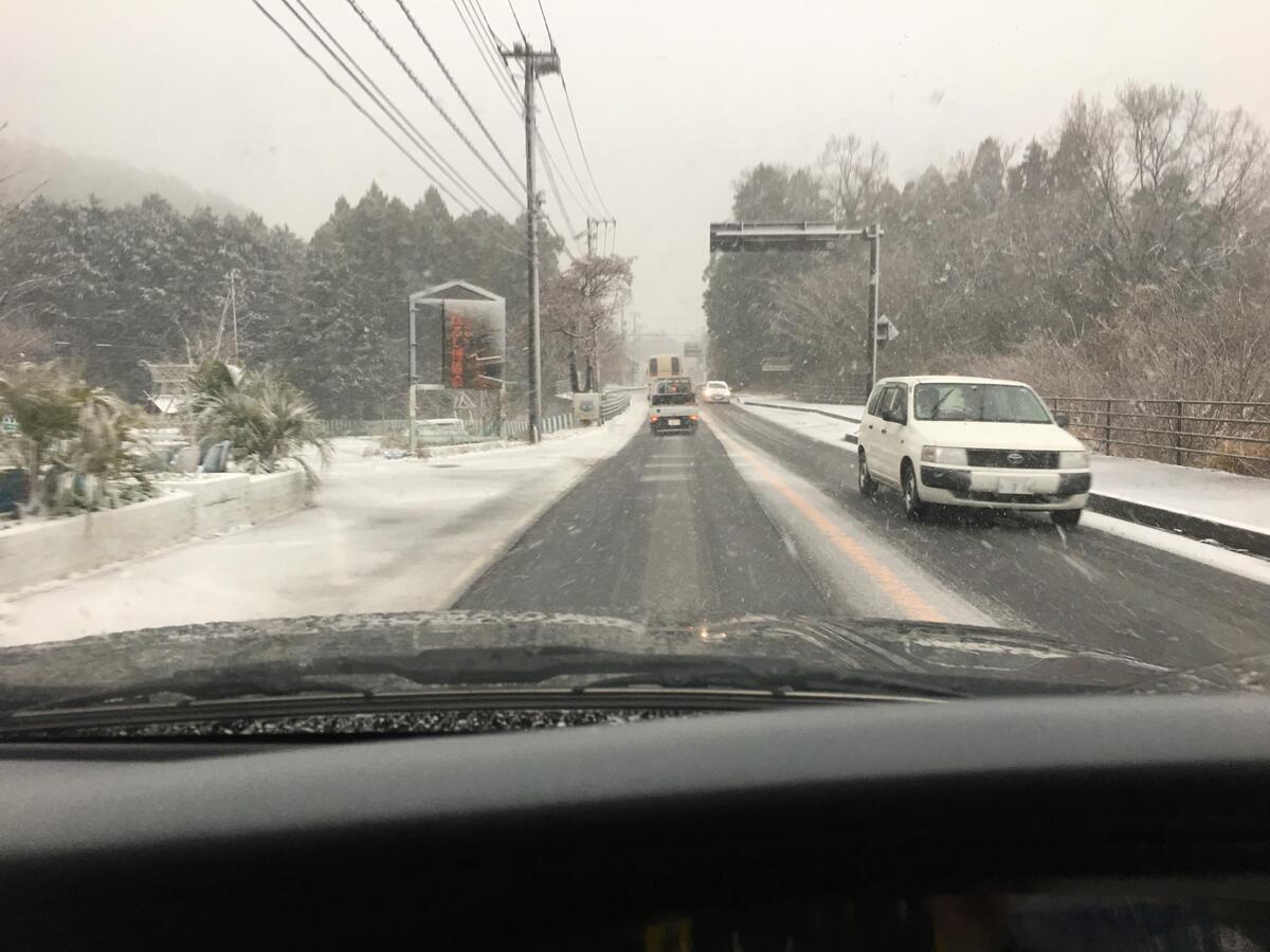 初雪・・ここはどこ～??